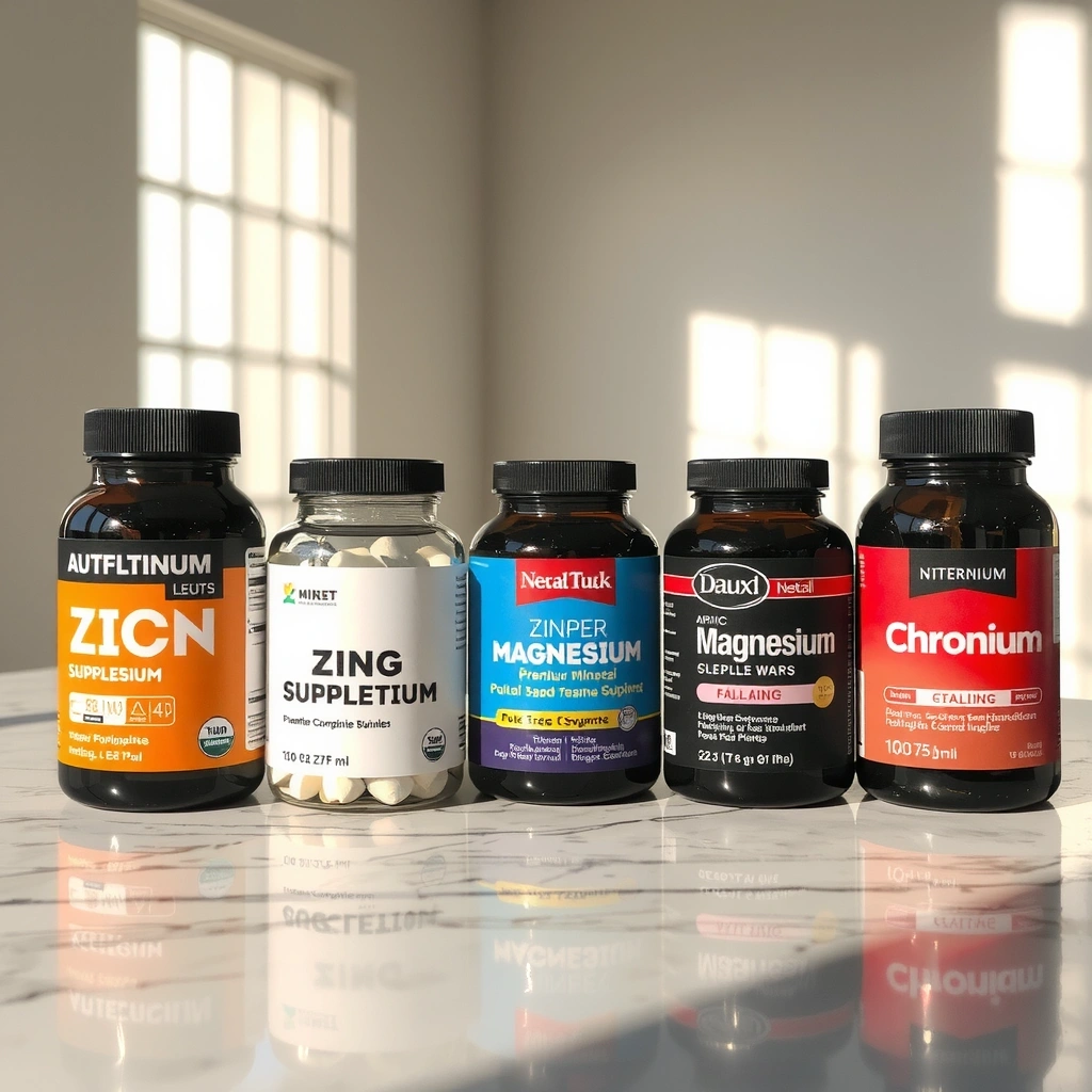 Premium mineral supplements in elegant packaging